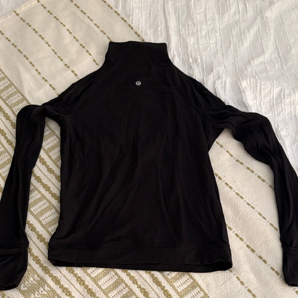 Lululemon Black High Neck Top